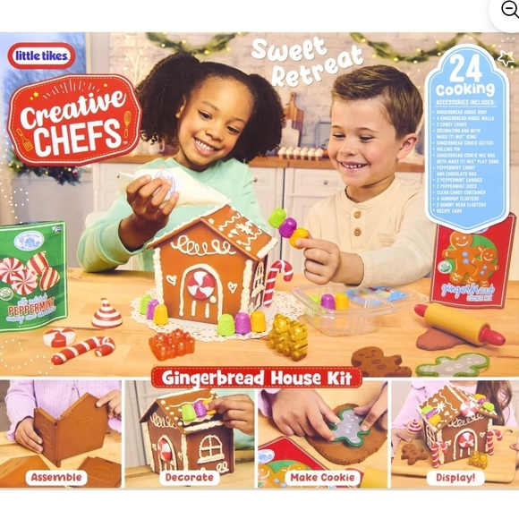 Little Tikes Creative Chefs Gingerbread House Kit - Picture 7 of 7
